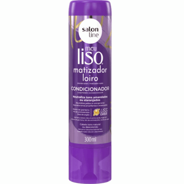 Salon Line Condicionador Meu Liso Matizador Loiro